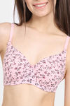 Rosaline Padded Wired 3/4th Coverage T-Shirt Bra - Orchid Pink — thumbnail 4